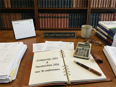 Eindejaar 2025 en een blik op 2026 voor IB-ondernemers