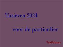 De tarieven voor particulieren